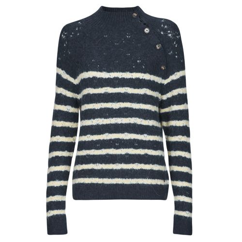 Maglione Donna Pepe Jeans HELA Marine, elegante e versatile, ideale per ogni occasione. Realizzato in tessuto di alta qualità, offre comfort e stile. Perfetto da abbinare a jeans o gonne, il maglione HELA è un must-have per l'autunno-inverno. Scopri il tuo nuovo look con Pepe Jeans!