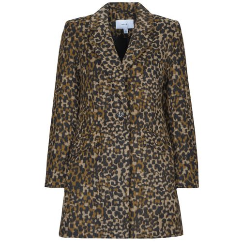 Mantella Vila VILEOPOLINA marrone per donna, elegante cappotto in tessuto morbido, ideale per l'autunno e l'inverno. Perfetto per outfit casual e formali, aggiunge un tocco di stile e calore. Acquista ora il cappotto Vila VILEOPOLINA per un look sofisticato e alla moda.