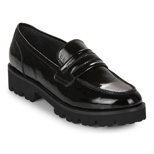 Mocassini Donna Myma PETULEA Nero eleganti e comodi, perfetti per ogni occasione. Acquista ora il tuo paio di scarpe in pelle nera, ideale per un look sofisticato e alla moda.
