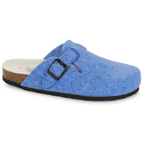 Plakton BLOGG FIELTRO WOOL Blu - Pantofole Donna - 2