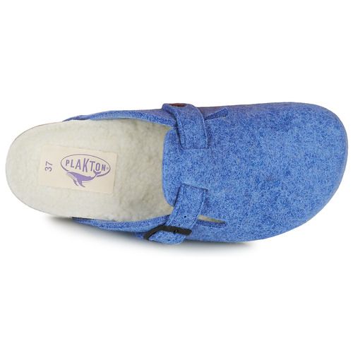 Plakton BLOGG FIELTRO WOOL Blu - Pantofole Donna - 6