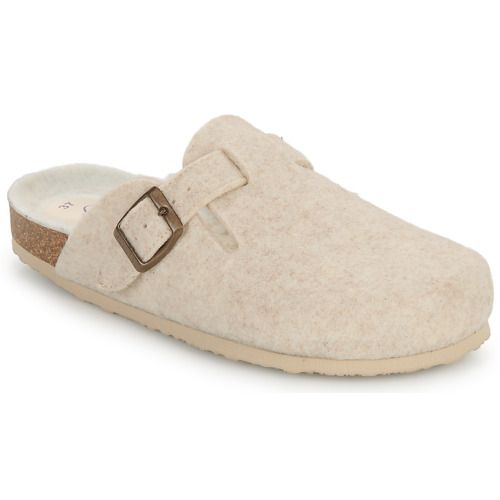 Pantofole da donna Plakton BLOGG FIELTRO WOOL beige, realizzate in caldo feltro di lana, ideali per il comfort quotidiano e il benessere dei piedi. Design elegante e morbido, perfette per la stagione autunnale/invernale. Acquista ora le migliori pantofole per un relax senza pari!