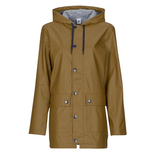 Immagine del parka donna Petit Bateau TASSE in marrone, realizzato in tessuto resistente e ideale per la stagione fredda. Design elegante e pratico, con cappuccio e tasche frontali, perfetto per un look casual e alla moda. Acquista ora il parka Petit Bateau TASSE per un comfort raffinato durante l'inverno.