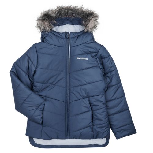 Giacca piumino ragazza Columbia Katelyn Crest III Hooded Jacket in blu, ideale per l'inverno. Realizzata con materiali resistenti e leggeri, offre calore e comfort durante le attività all'aperto. Design moderno e funzionale, perfetto per ogni giovane avventuriera. Disponibile per l'acquisto online, è l'ideale per affrontare freddi climi con stile.