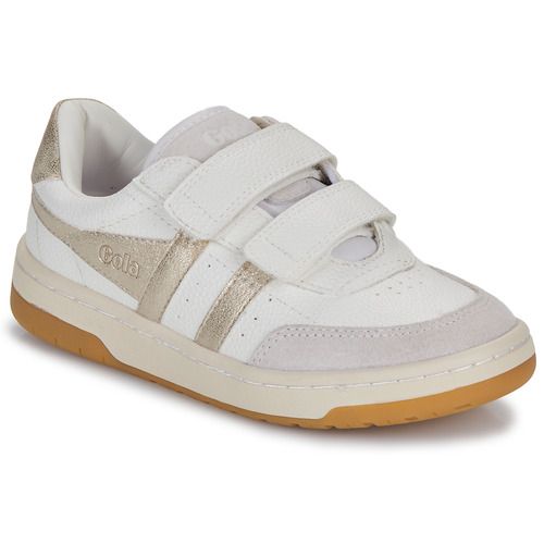 Scarpe Gola per bambina ragazza Falcon Mirror Strap in bianco, ideali per ogni occasione. Queste scarpe offrono comfort e stile, con un design alla moda perfetto per i più giovani. Acquista ora le Gola Scarpe bambina ragazza Falcon Mirror Strap Bianco per un look trendy e vivace.
