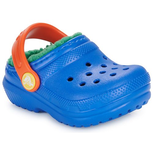 Scarpe bambino ragazzo Crocs Classic Lined Clog T Blu, comode e leggere, ideali per ogni occasione. Perfette per l'estate, offrono una vestibilità eccellente e massimo comfort. Acquista ora le Crocs Classic Lined per il tuo bambino!