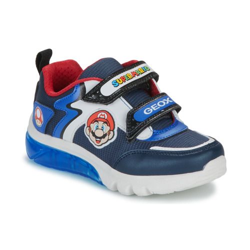 Scarpe bambino ragazzo Geox J CIBERDRON BOY Blu, scarpe sportive in mesh e sintetico, ideali per attività all'aperto e tempo libero. Design moderno e comfort ottimale per il tuo bambino. Acquista ora le Geox J CIBERDRON BOY per stile e praticità.