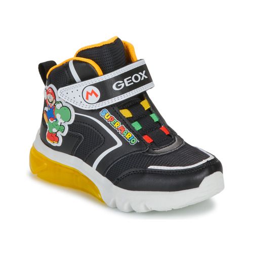 Scarpe bambino ragazzo Geox J CIBERDRON BOY in colore nero, ideali per unirsi a comfort e stile. Modello versatile e alla moda, perfetto per ogni occasione, progettato per garantire traspirabilità e supporto per i piedi in crescita. Acquista ora le Geox Scarpe bambino ragazzo J CIBERDRON BOY Nero per offrire il massimo benessere al tuo bambino.