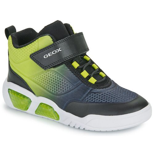 Scarpe bambino ragazzo Geox J ILLUMINUS BOY Nero, eleganti e comode, perfette per le attività quotidiane. Design moderno con dettagli luminosi, realizzate in materiali traspiranti e resistenti. Ideali per ogni occasione, garantiscono comfort e stile. Acquista ora le Geox J ILLUMINUS BOY Nero per il tuo bambino!