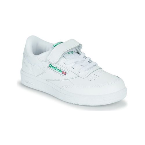 Scarpe Reebok Classic CLUB C 1V Bianco per bambini e ragazzi, perfette per un look alla moda e comfort durante tutto il giorno. Acquista ora le scarpe sportive Reebok Classic per il massimo dello stile e della funzionalità. Ideali per l'uso quotidiano e attività all'aperto.