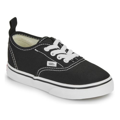 Scarpe bambino ragazzo Vans TD Authentic Elastic Lace Nero, sneakers comode e stilose per bambini, caratterizzate da un design classico e pratico con lacci elastici. Ideali per la scuola e il tempo libero, queste scarpe offrono comfort e sostenibilità. Perfette per ogni occasione e facili da abbinare con diversi outfit. Acquista ora le Vans TD Authentic per dare al tuo bambino un look sempre alla moda!
