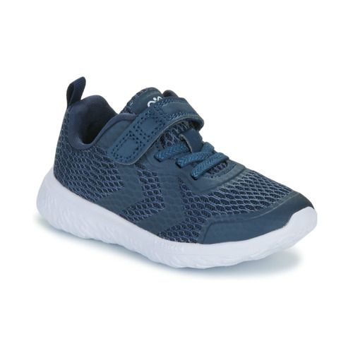 Scarpe bambino ragazzo hummel ACTUS RECYCLED INFANT Blu, comode e sostenibili, ideali per l'abbigliamento quotidiano dei più piccoli. Design moderno e materiali riciclati per un look alla moda e attento all'ambiente.