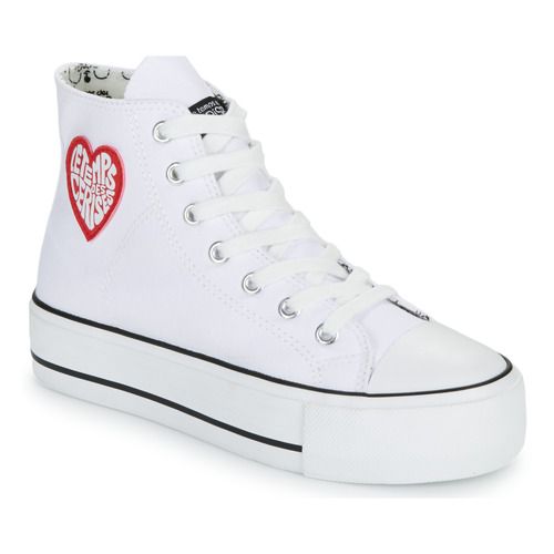 Sneakers alte Donna Le Temps des Cerises DREAM Bianco, eleganti e trendy, ideali per un look casual e alla moda. Perfette per ogni occasione, queste sneakers bianche offrono comfort e stile. Acquista ora le migliori sneakers per esaltare il tuo outfit!