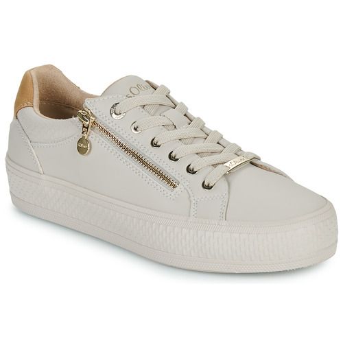 Sneakers basse S.Oliver 5-23600-42-4A0 beige per donna, stile casual e comfort ottimale, perfette per abbinamenti quotidiani e occasioni informali. Scarpe eleganti e versatili, ideali per chi cerca tendenze moda senza rinunciare al comfort.