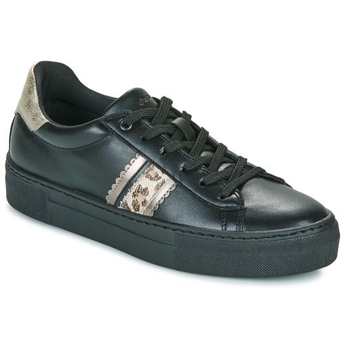 Sneakers basse Geox D CLAUDIN in nero per donna, eleganti e comode, ideali per ogni occasione. Realizzate con materiali di alta qualità, queste scarpe offrono un ottimo supporto e traspirabilità. Aggiungi un tocco di stile al tuo guardaroba con le sneakers Geox D CLAUDIN, perfette per il tuo look casual quotidiano. Acquista ora per un comfort esclusivo e un design alla moda.