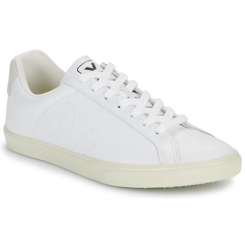 Sneakers basse Veja ESPLAR Bianco per donna, eleganti e sostenibili, perfette per un look casual-chic. Realizzate in materiali eco-compatibili, offrono comfort e stile per ogni occasione.