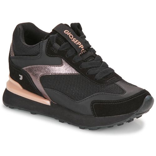 Sneakers basse Gioseppo HARKANY Nero per donna, eleganti e versatili, ideali per un look casual e alla moda. Design contemporaneo con materiali di alta qualità, perfette per ogni occasione. Sneakers comfort e stile, indispensabili nel guardaroba femminile.