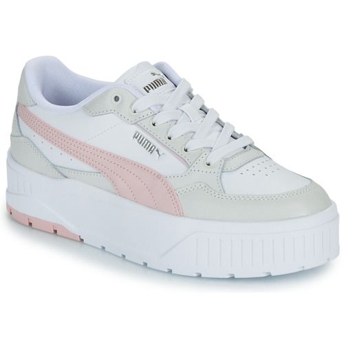Sneakers basse Puma Karmen II Idol in bianco per donna, caratterizzate da un design elegante e alla moda. Perfette per un look casual e sportivo, queste scarpe offrono comfort e stile, rendendole ideali per ogni occasione. Acquista ora le Puma Karmen II Idol per esprimere la tua personalità con un tocco di classe!