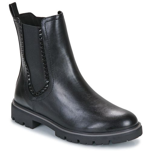 Stivaletti Marco Tozzi EVOC neri da donna, eleganti e versatili, perfetti per ogni occasione. Realizzati con materiali di alta qualità, questi stivaletti offrono comfort e stile, ideali per completare il tuo outfit invernale. Scegli il tuo paio di stivaletti Marco Tozzi EVOC per un look sofisticato e alla moda.