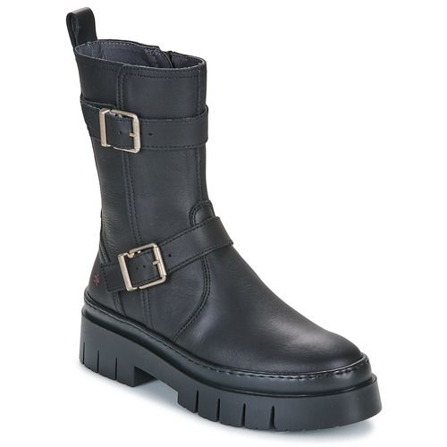 Stivaletti AMBERES Nero Donna: eleganti stivaletti in pelle nera con tacco, ideali per ogni occasione. Comfort e stile uniti in un design moderno e versatile, perfetti da abbinare a qualsiasi outfit. Acquista ora per completare il tuo look!