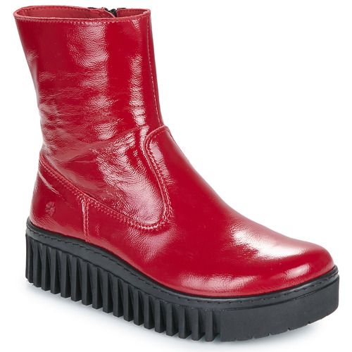 Stivaletti Donna BRIGHTON in Rosso - eleganti e alla moda, ideali per ogni occasione. Realizzati in materiali di alta qualità, questi stivaletti offrono comfort e stile. Perfetti per completare il tuo look autunnale o invernale, si abbinano facilmente a jeans e abiti. Acquista ora i tuoi Stivaletti BRIGHTON Rosso e aggiungi un tocco di classe al tuo guardaroba.
