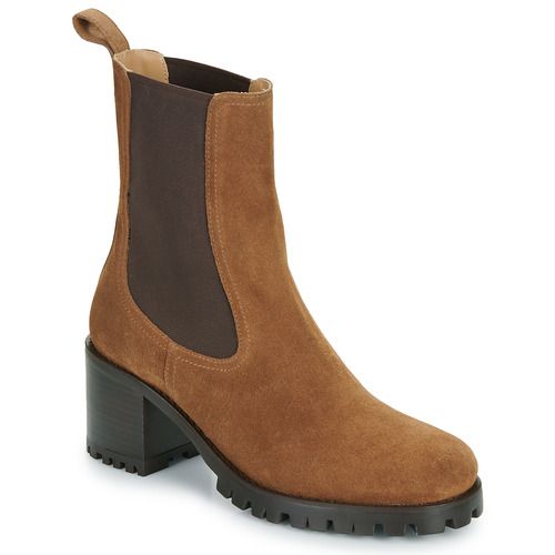 Stivaletti Donna Freelance JADE 45 in Marrone, eleganti e versatili, perfetti per ogni occasione. Questi stivaletti mostrano un design moderno e materiali di alta qualità, ideali per un look chic e alla moda.