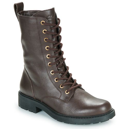 "Stivaletti Clarks Orinoco2 Style Marrone per Donna, eleganti e versatili, ideali per ogni occasione. Realizzati in pelle di alta qualità, con suola confortevole, perfetti per l'autunno e l'inverno. Scopri il comfort e lo stile di Clarks con questi stivaletti che si abbinano facilmente a ogni outfit."