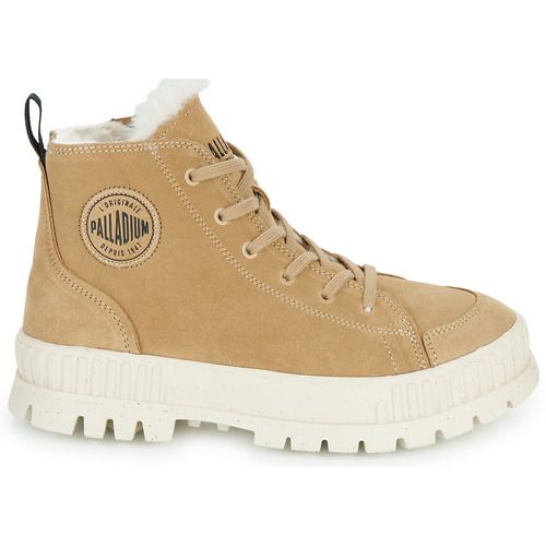 Palladium PALLASHOCK ZIP WARM Beige Women's Ankle Boots - 2