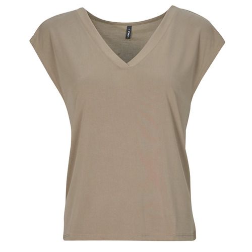 T-shirt corta Only ONLFREE Marrone per donna, ideale per un look casual e moderno. Realizzata in tessuto morbido e leggero, questa maglietta è perfetta per il tempo libero e le giornate estive. Stile versatile che si adatta a qualsiasi outfit, da abbinare a jeans o gonne per un look chic e alla moda. Disponibile in diverse taglie. Acquista ora per aggiungere un tocco di stile al tuo guardaroba!