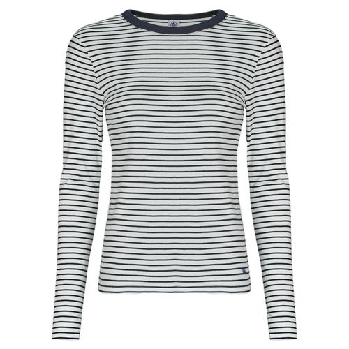 T-shirt a maniche lunghe donna Petit Bateau ML COL ROND in colore marine, elegante e versatile, ideale per un look casual e alla moda. Realizzata con materiali di alta qualità per garantire comfort e durabilità. Perfetta da abbinare a jeans o pantaloni leggeri per un outfit quotidiano. Design chic e raffinato per ogni stagione. Acquista ora la tua T-shirt Petit Bateau ML COL ROND e aggiungi un tocco di stile al tuo guardaroba.