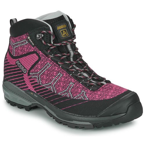 Scarpe da trekking Asolo FALCON EVO JACQUARD GV Viola per donna, caratterizzate da un design elegante e prestazioni elevate. Ideali per escursioni e attività all'aperto, queste scarpe offrono comfort e supporto, grazie ai materiali di alta qualità e alla suola resistente. Perfette per ogni avventura nella natura.