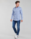 Tommy Jeans TJM ORIGINAL STRETCH SHIRT Long Sleeve Shirt Blue Men's Long Sleeve Shirts - 3