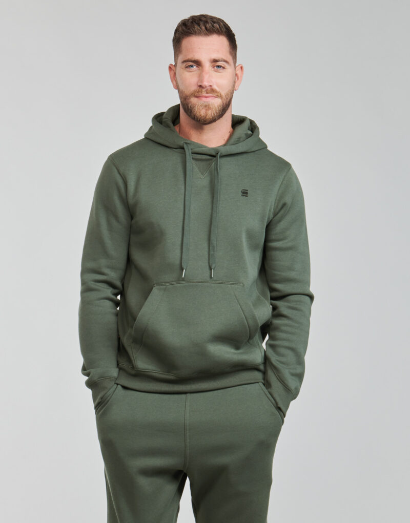 Felpe con cappuccio G-Star Raw PREMIUM CORE HDD SW LS Verde Felpe con cappuccio Uomo - 2