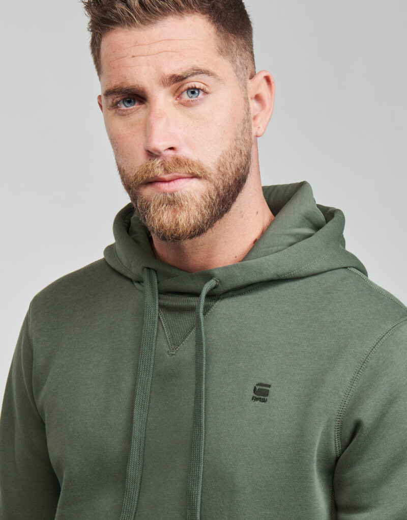 Felpe con cappuccio G-Star Raw PREMIUM CORE HDD SW LS Verde Felpe con cappuccio Uomo - 5