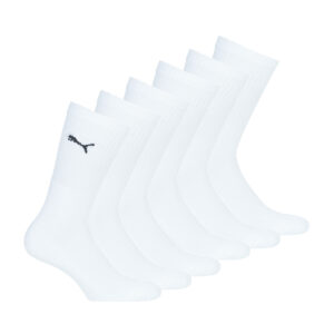 Calzini  Puma  PUMA CREW SOCK X6  Bianco -  Calzini Uomo
