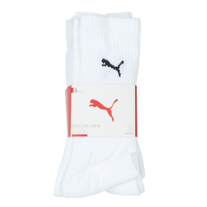 Calzini Puma PUMA CREW SOCK X6 Bianco Calzini Uomo - 2