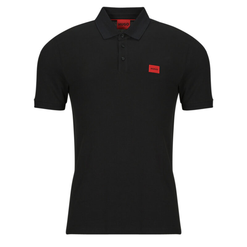 Polo HUGO Polo noir Dereso232 pour homme - 1