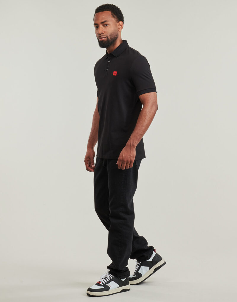 Polo HUGO Polo noir Dereso232 pour homme - 3