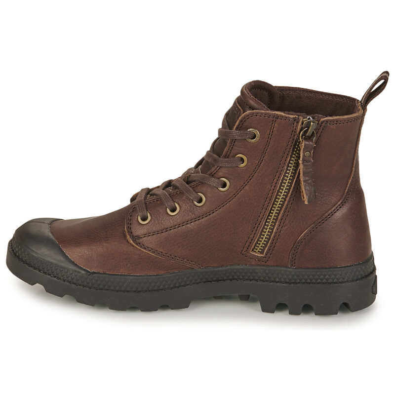 Palladium PAMPA ZIP LTH ESS Brown High-top Sneakers Men - 2