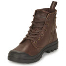 Palladium PAMPA ZIP LTH ESS Brown High-top Sneakers Men - 3