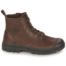 Palladium PAMPA ZIP LTH ESS Brown High-top Sneakers Men - 4