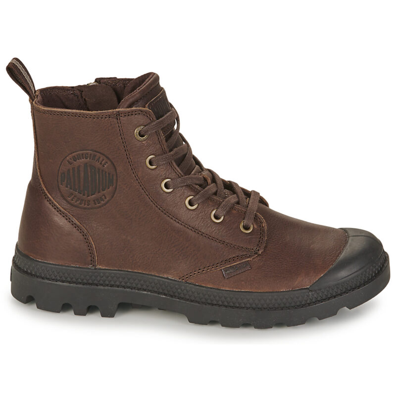Palladium PAMPA ZIP LTH ESS Brown High-top Sneakers Men - 4