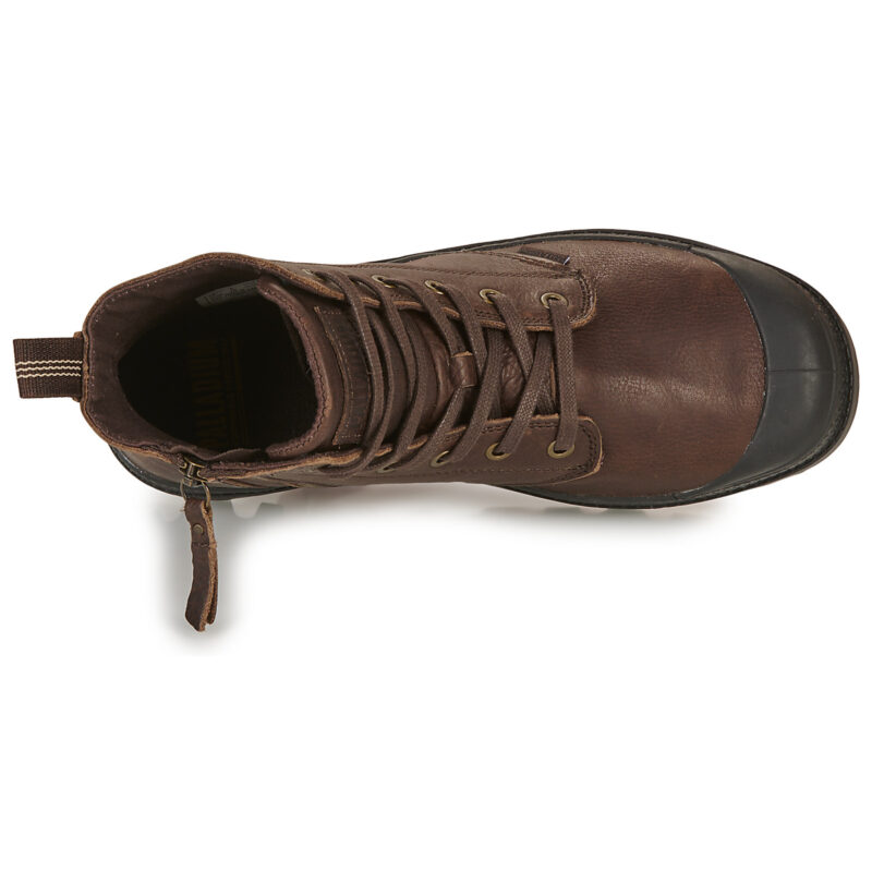 Palladium PAMPA ZIP LTH ESS Brown High-top Sneakers Men - 6