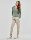 Maglione Only ONLCAMILLA V-NECK L/S PULLOVER KNT Kaki Maglioni Donna - 3