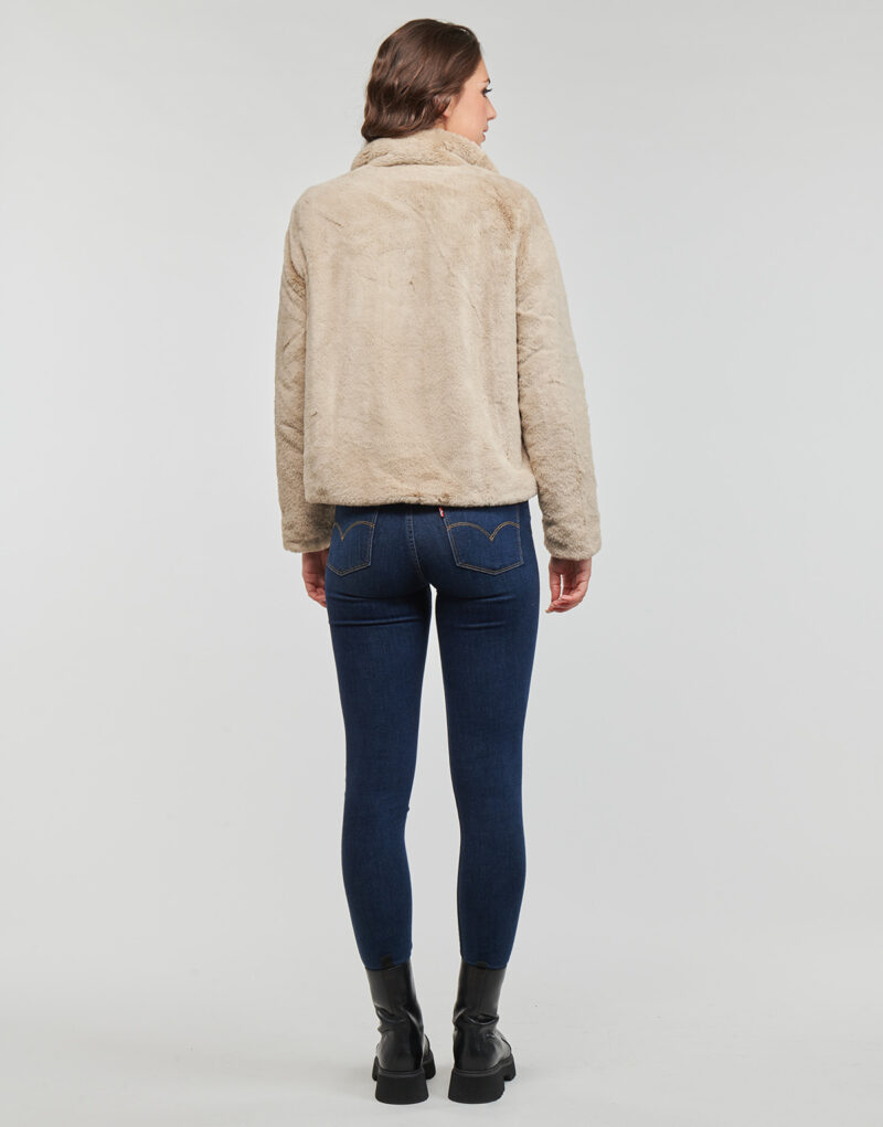Giubbotto Only ONLNEWVIDA FAUX FUR JACKET CC OTW Beige Giubbotti Donna - 4