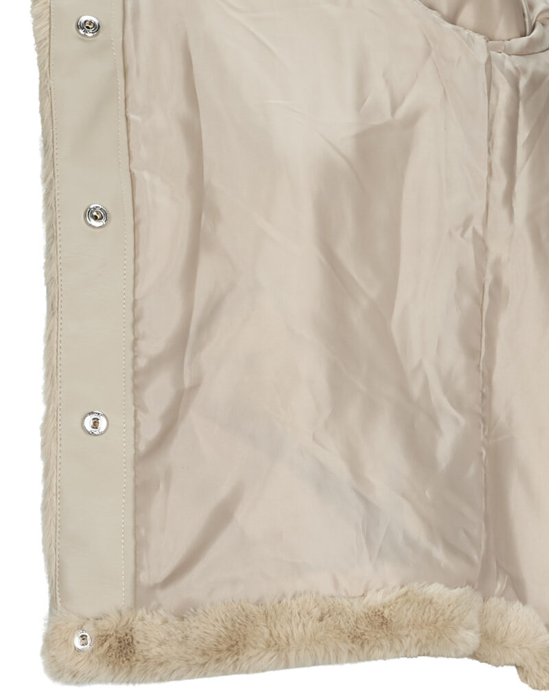 Giubbotto Only ONLNEWVIDA FAUX FUR JACKET CC OTW Beige Giubbotti Donna - 6