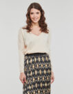 Pull  Les Petites Bombes Pulls blancs pour femmes ALYSON - 2