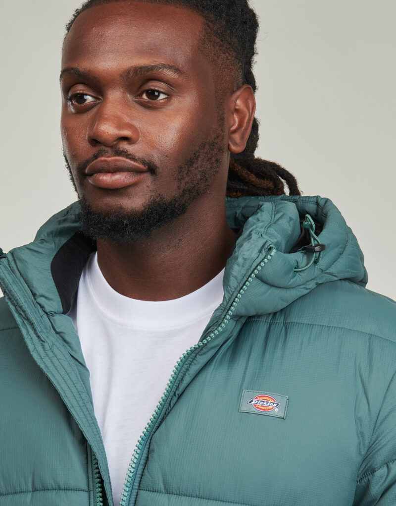 Doudoune Dickies WALDENBURG HOODED JACKET Vert Doudounes Homme - 5