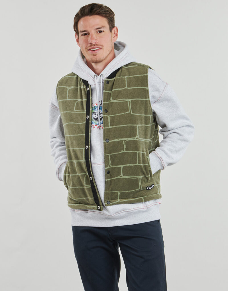 Volcom BOWERED VEST Jacket Black Men's Jackets - 5