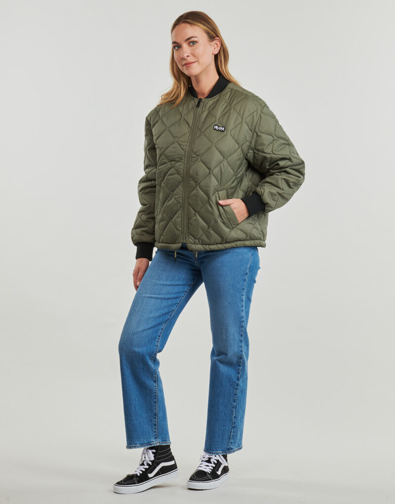 Chaqueta acolchada Volcom MILIE JACKET Caqui Chaquetas acolchadas Mujer - 3